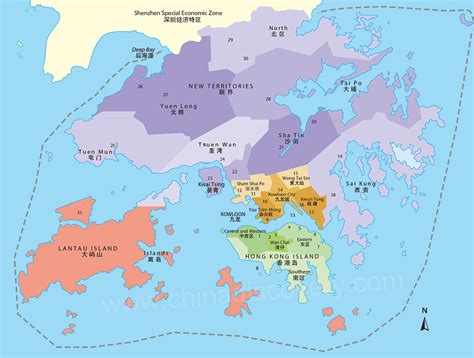 hong kong districts.
